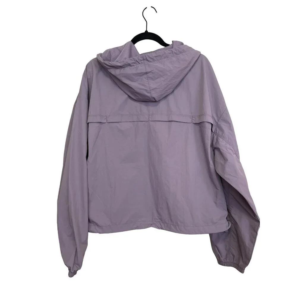 Urban Outfitters Champion Exclusive Anorak Hooded Rain Jacket Medium NEW